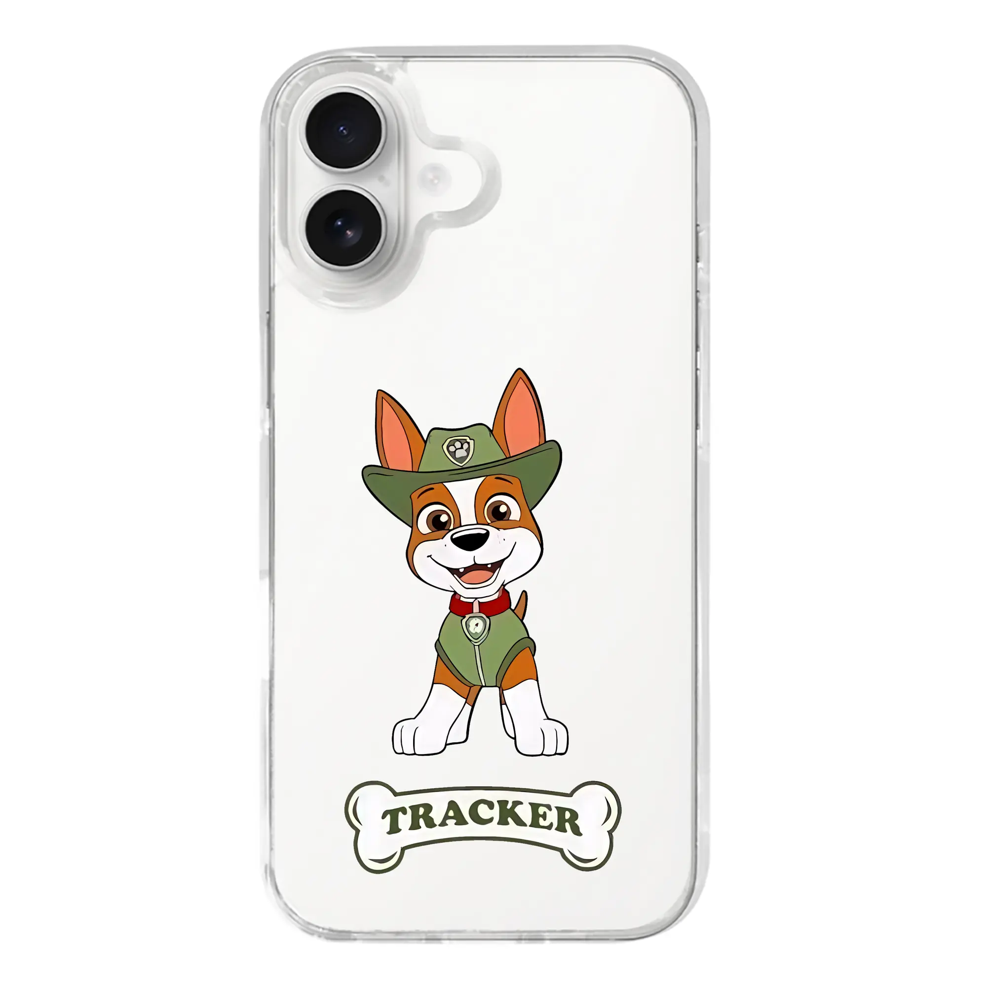 パウ・パトロール グッズ トラッカー - iPhone 17シリーズ 透明スマホケース – 薄型・耐衝撃・精密フィット保護カバー